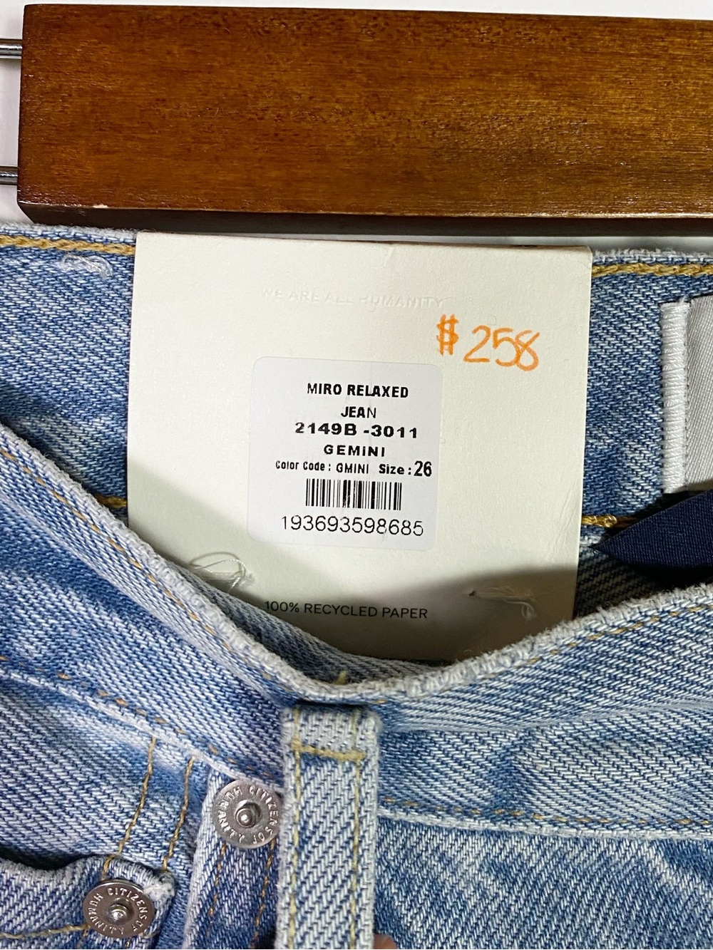 Citizens of Humanity Miro Relaxed Jeans Gemini - Picture 6 of 7